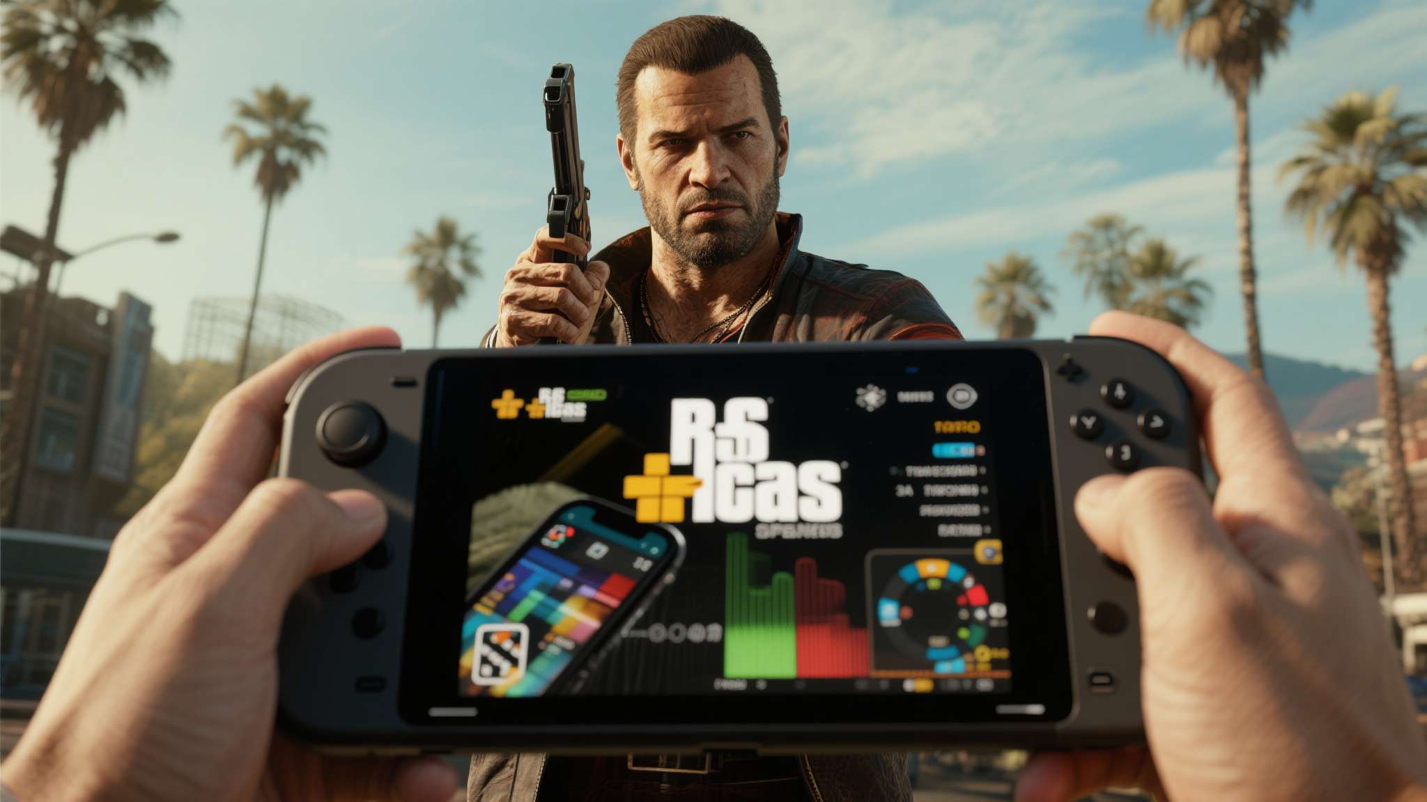 R星或将打破惯例?传《GTA6》Switch2版将同步发售! 与此同时,分析人士指出,移动端与便携端游戏市场的持续扩张,正在倒逼传统3A开发商